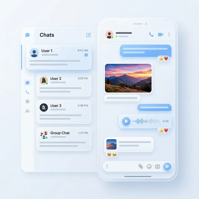 Chat product screenshot